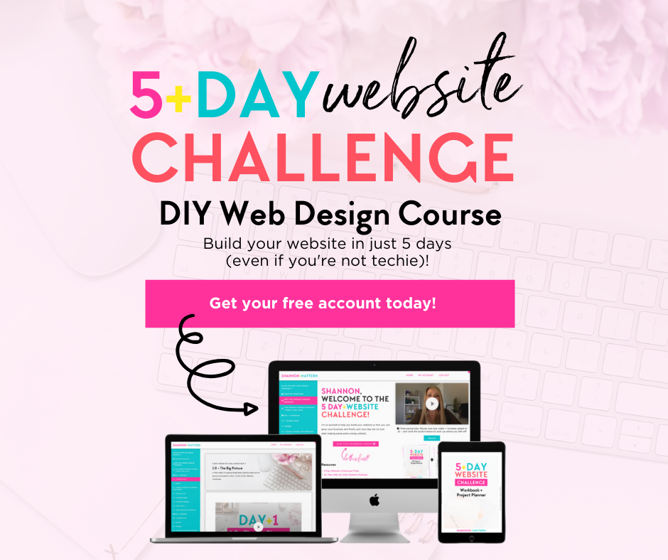 5 day website challenge